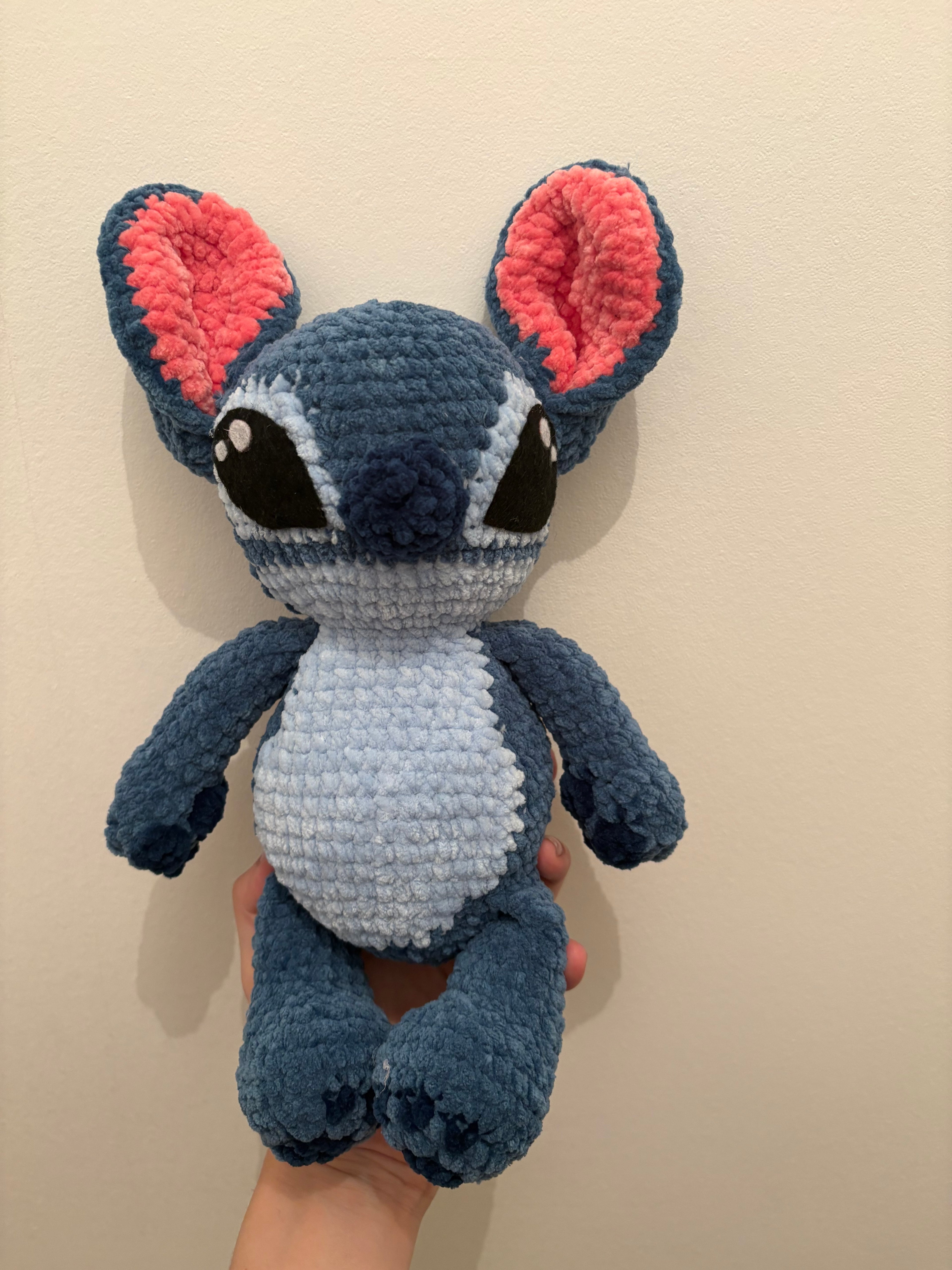 Peluche extraterrestre bleue au crochet