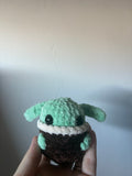 Petit gardien vert au crochet